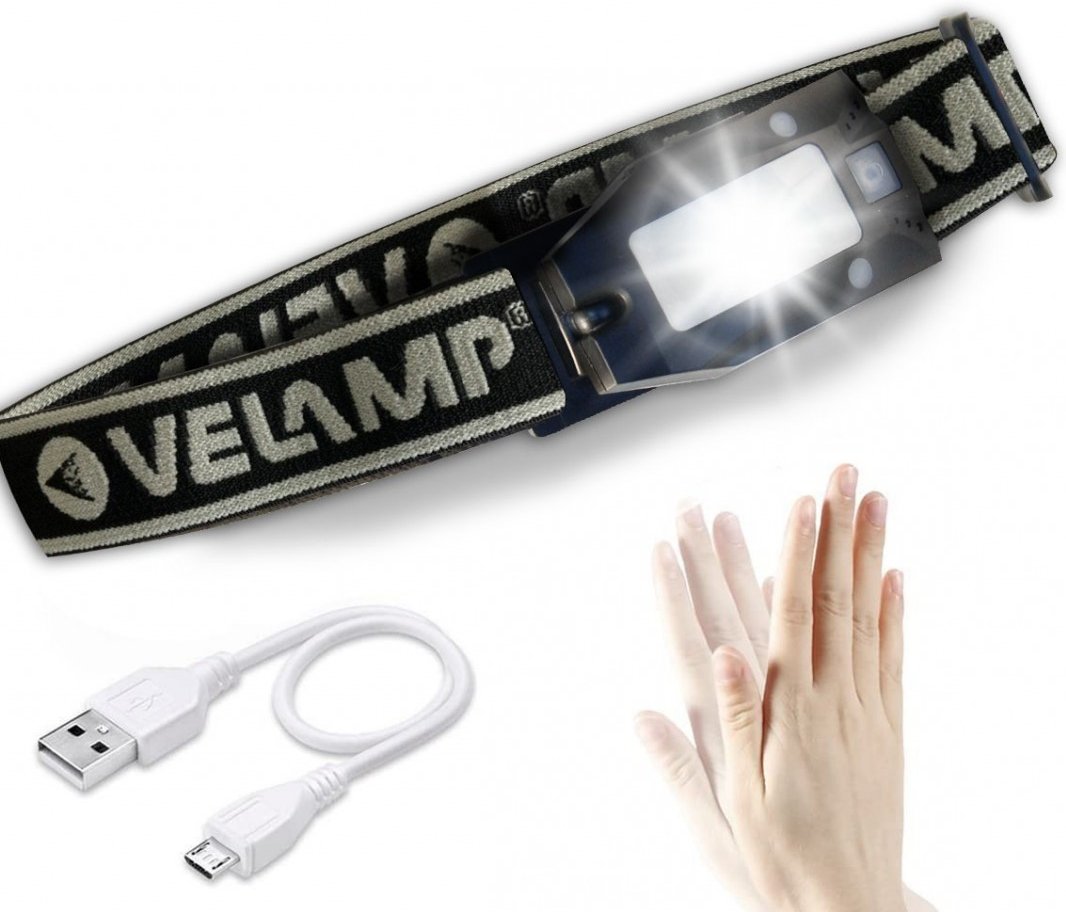 Lampada a led da testa con intensità luce regolabile e FUNZIONE MANI LIBERE